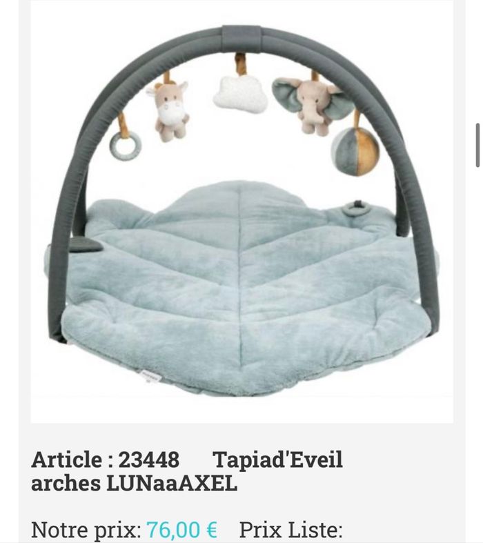 Tapis d’éveil pour avec arche - photo numéro 3