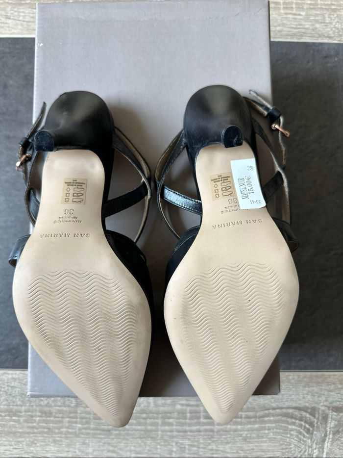 Escarpins cuir San Marina 36 neufs - photo numéro 4