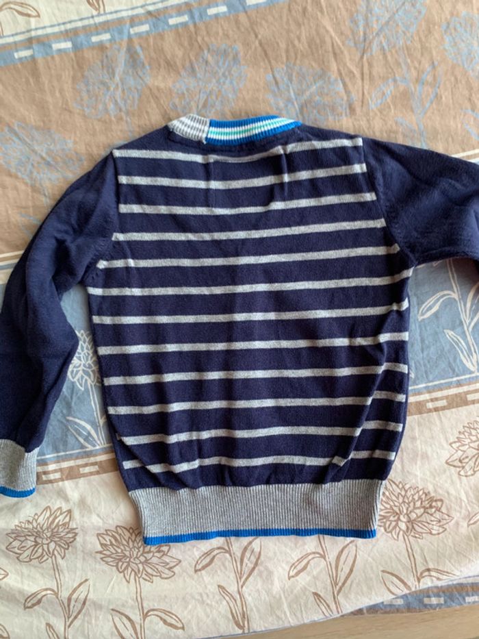 Gilet à boutons C&A bleu marine t98 - photo numéro 7