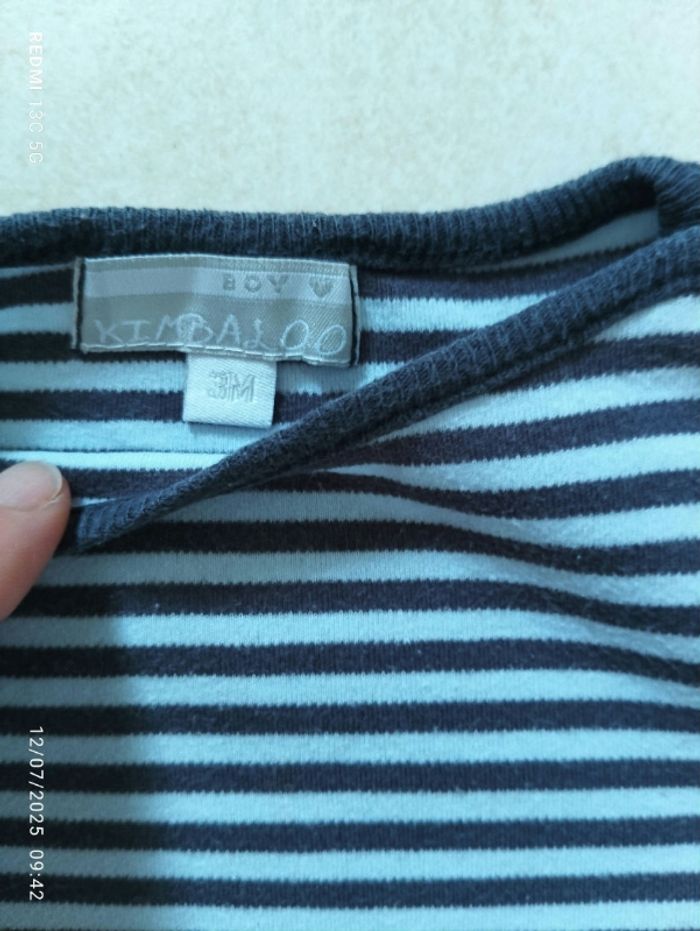 T-shirt taille 3 mois - photo numéro 3