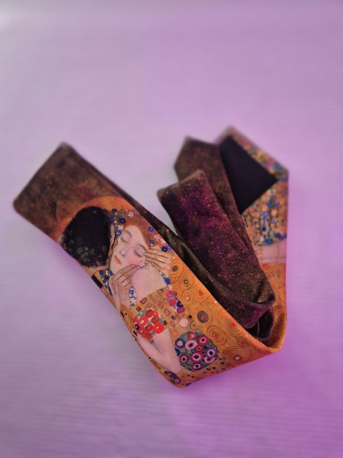Cravate le baiser Klimt - photo numéro 5