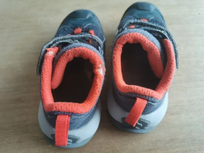 🌼 Chaussures randonnée enfant Quechua Crossrock T25 gris/rouge – rentrée - photo numéro 6