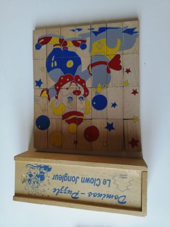 domino puzzle en bois