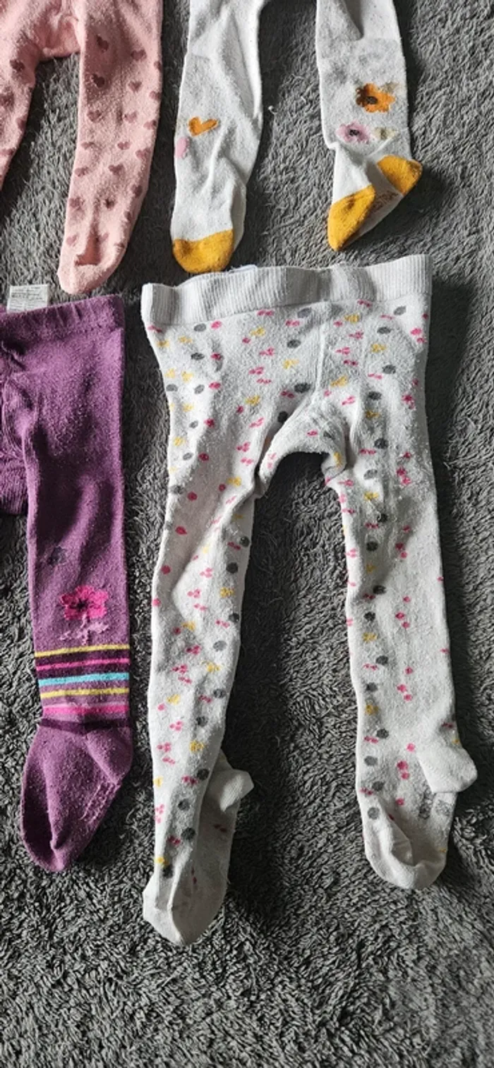 Lot 6 collants 3/6 mois - photo numéro 3