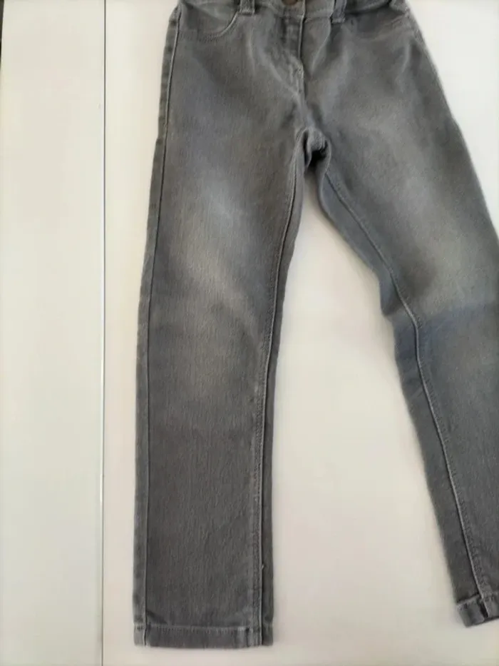 Jean slim fit gris