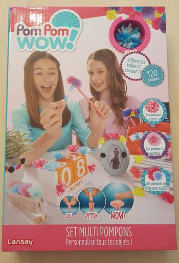 Set multi pompons Lansay neuf