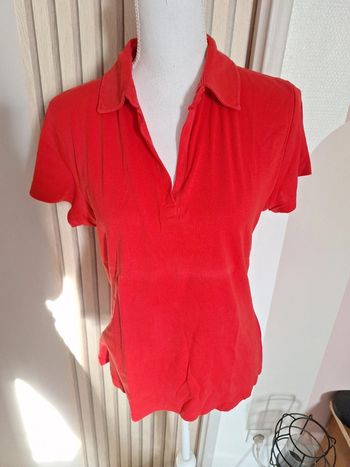 Polo rouge t40 #F40L-071