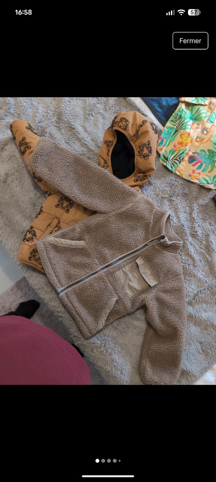 Lot veste + doudoune hiver