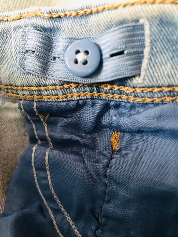 Jeans fille 12 ans kiabi bleu clair slim - photo numéro 3