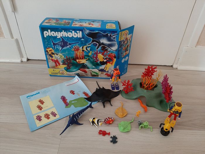 LOT FONDS MARIN AVEC PLONGEUR "PLAYMOBIL" - Réf.4488 - n°98 - photo numéro 2