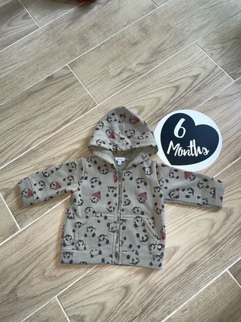 Sweet à capuche 6 mois