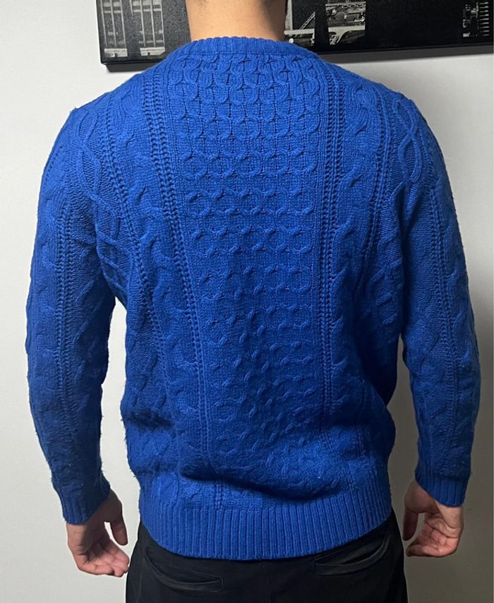 Pull bershka bleu électrique - photo numéro 3