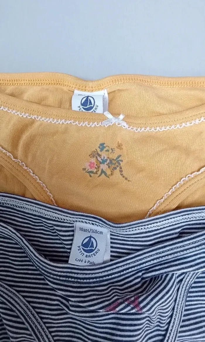 Lot de 2 culottes marque petit bateau taille 10 ans - photo numéro 2
