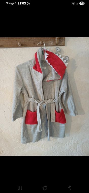 Peignoir garçon taille 6 ans
