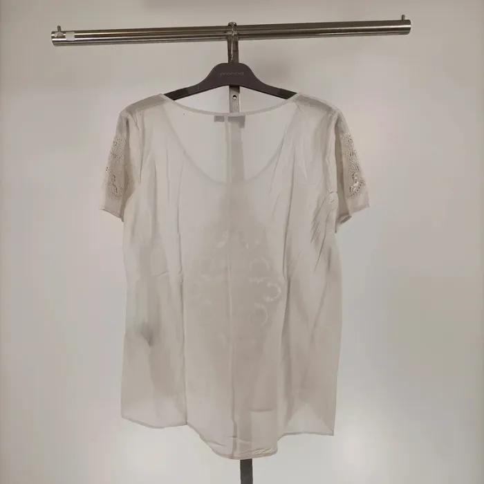 T-shirt brodé The Kooples - 100% coton - Taille S - A163 - photo numéro 7