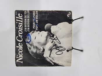 Vinyle 45 tours Nicole Croisille : J’ai besoin de toi, j’ai besoin de lui (pour un Piano...)