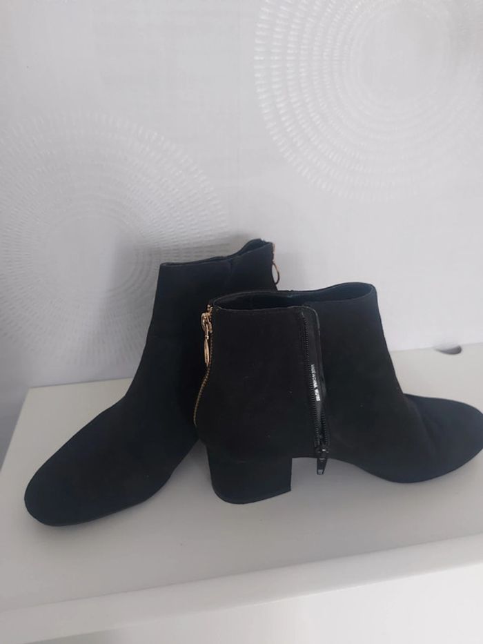 Bottines noir 39 porté une soirée