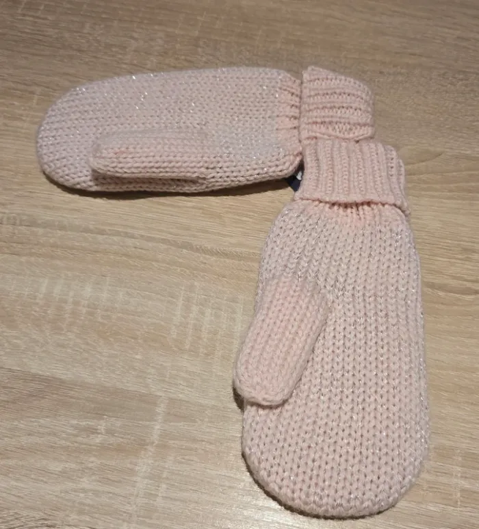 Moufles Petit Bateau – Rose argenté – T. 6-8 ans - photo numéro 3