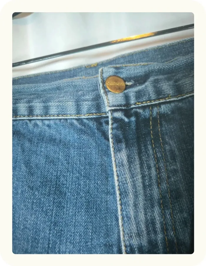 Jean baggy avec poches Homme Carhartt Taille 40 L - photo numéro 4