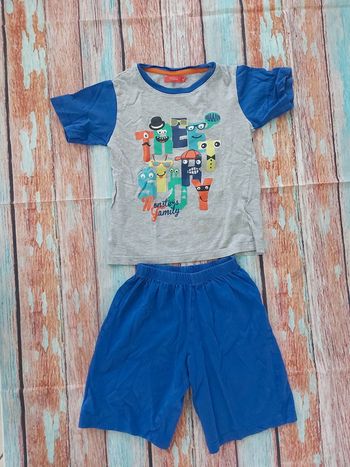 Pyjama pyjashort tissaïa 8 ans garçon