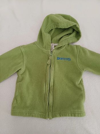 Polaire verte 2 ans Domyos