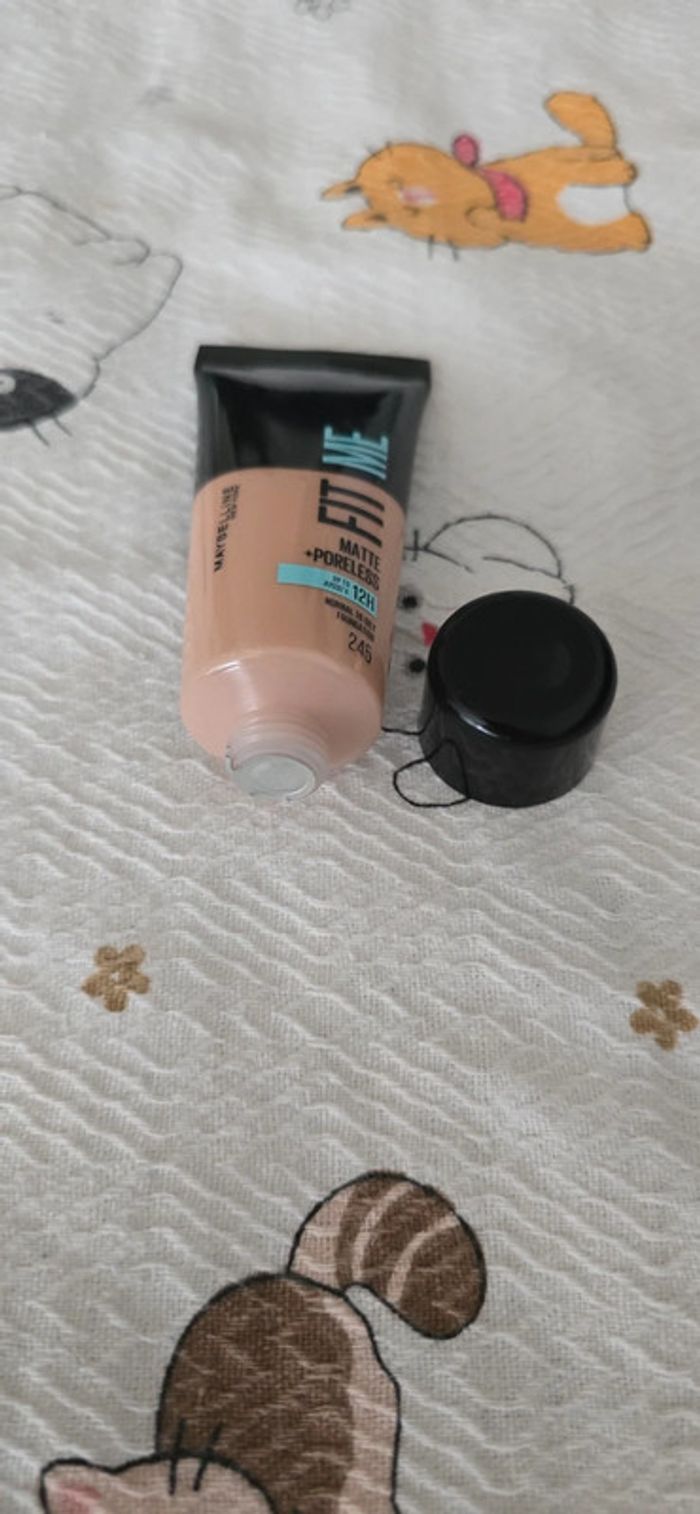 Fond de teint fit me matte + poreless gemey maybelline 245 - photo numéro 3