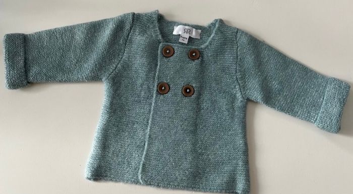 Gilet mixte boutonné en tricot