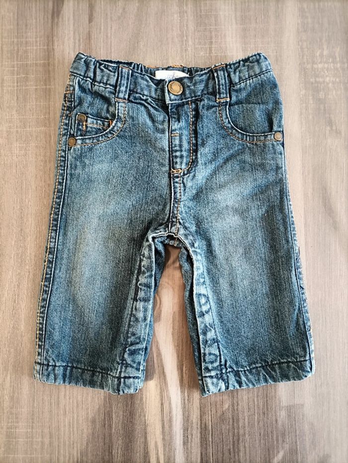 Lot de 2 pulls col V et 1 jean Kitchoun 3 mois - photo numéro 7