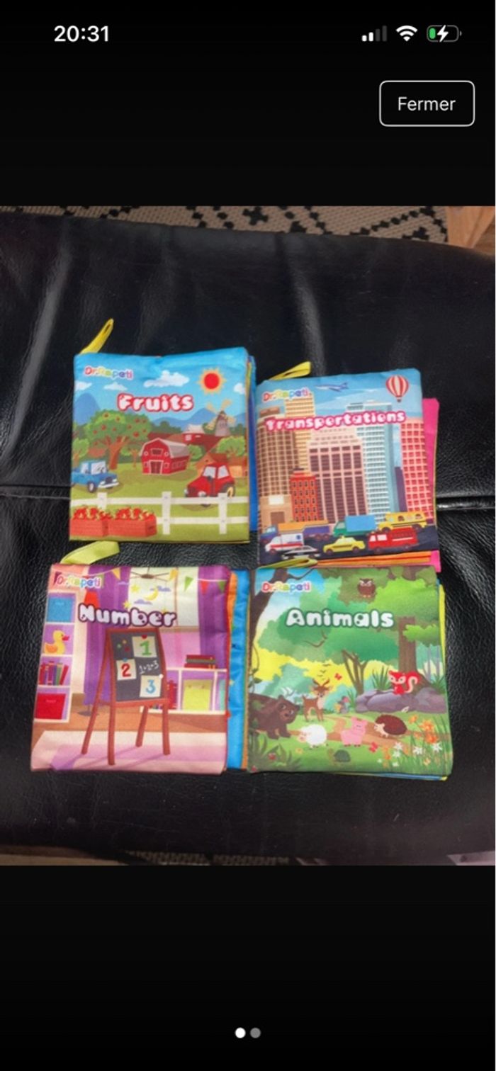 Lot livres sensoriels en anglais