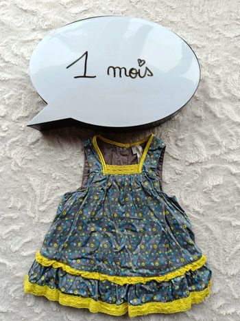 Robe sans manches Fille 1 mois Orchestra