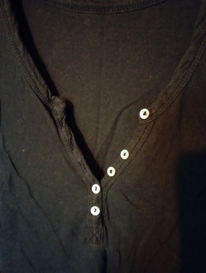 Débardeur coton noir - photo numéro 2