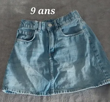 Jupe en jeans 9 ans kiabi