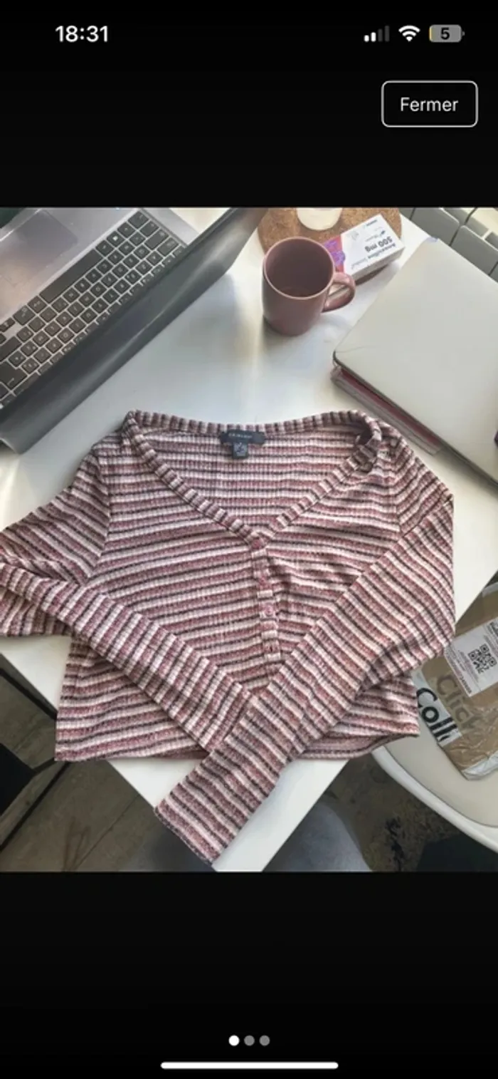 Gilet rose Primark taille S