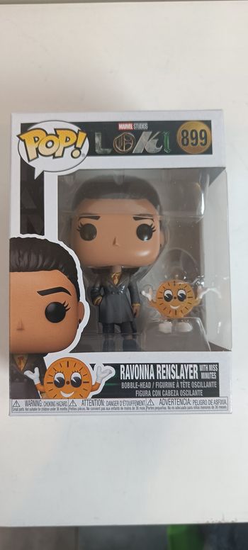 Funko Pop Marvel Loki Ravonna Renslayer With Miss Minutes 899