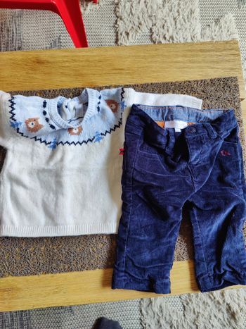 Ensemble cadet Rousselle 3 mois