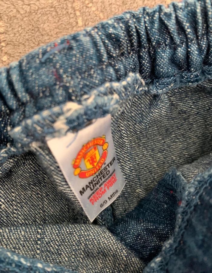 Pantalon bleu garçon taille 6/9 mois - photo numéro 2