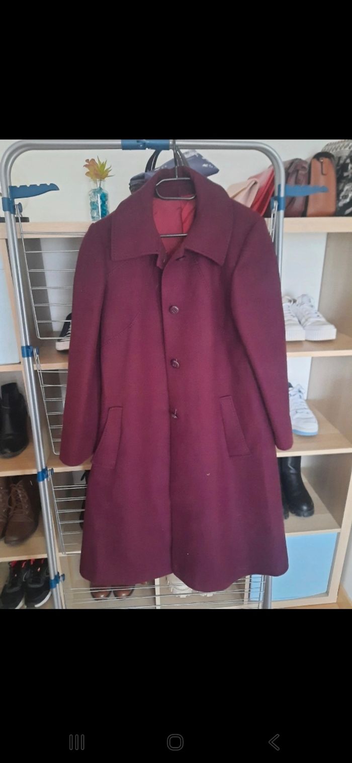 Manteau mauve