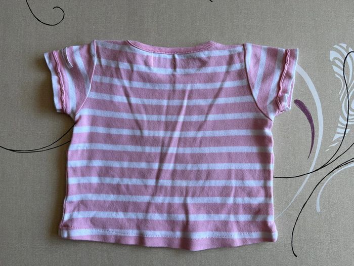 Tee shirt bébé 6 mois Elle est où la mer - photo numéro 4