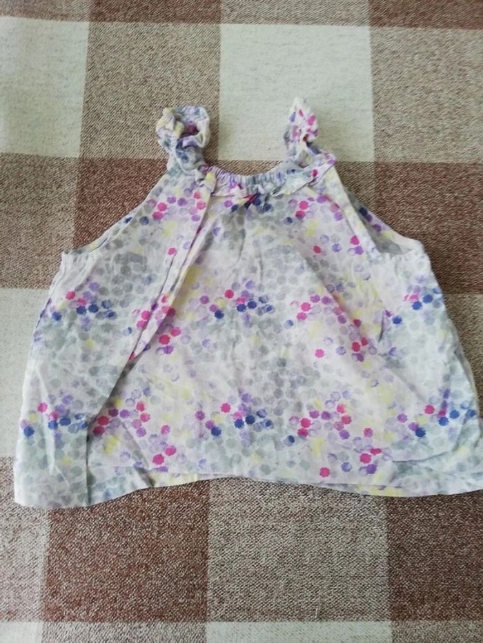 Débardeur à bretelles 12 mois obaibi - photo numéro 3