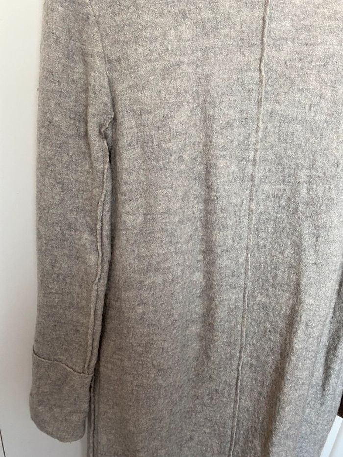 Manteau long gris Zara - photo numéro 7