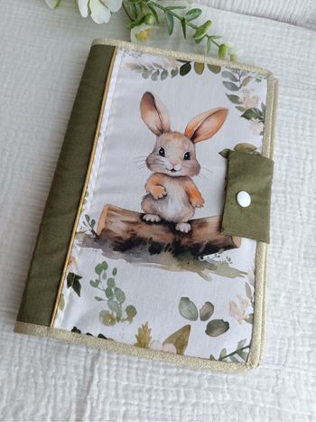 Protège carnet de santé lapin hérisson