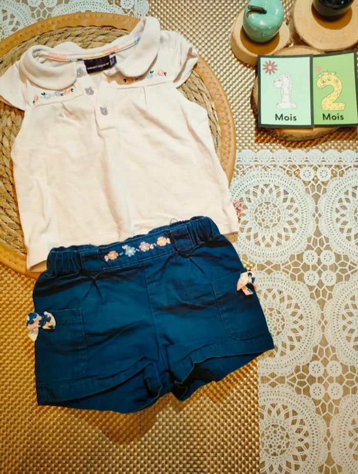 Ensemble fille sergent major 12mois