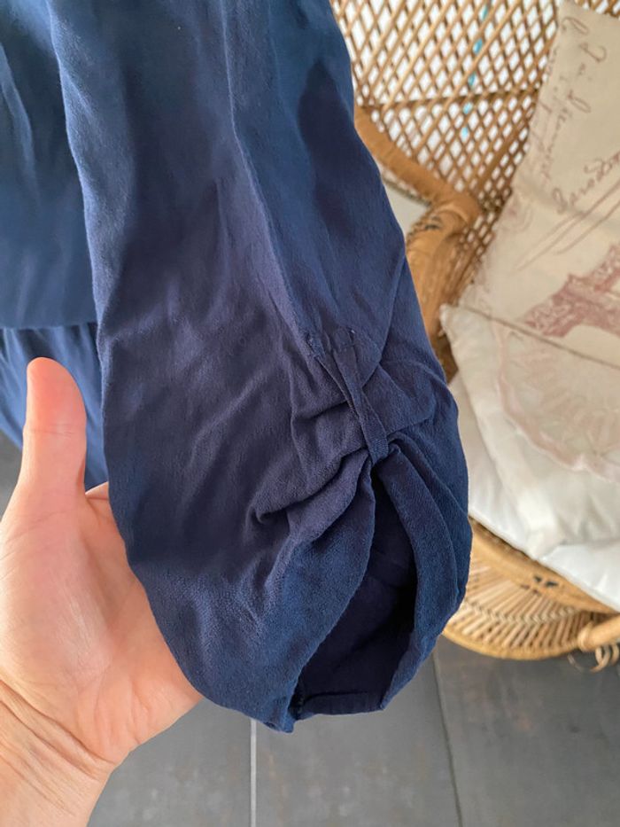 Robe Promod bleu marine taille 38 - photo numéro 3
