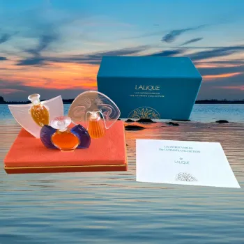 Coffret collector de miniatures Lalique NEUF 🌸