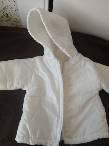 Manteau bébé blanc