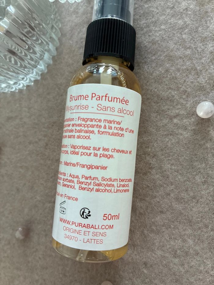 Brume parfumée MySunrise Purabali - photo numéro 4