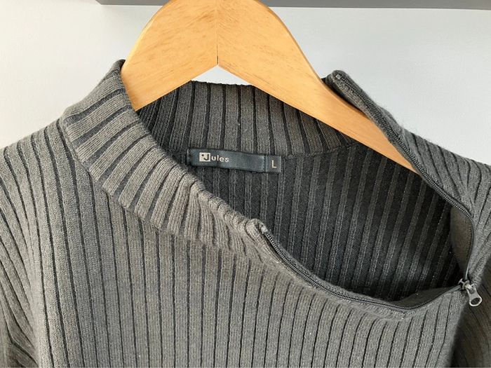 Pull en laine gris Jules L - photo numéro 2