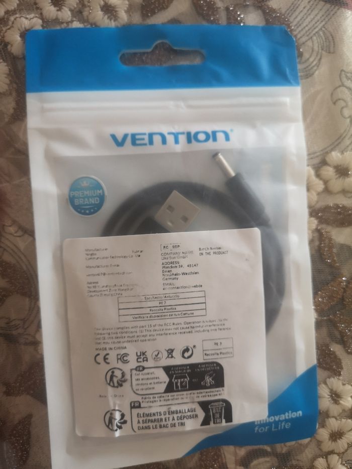 Câble vention USB