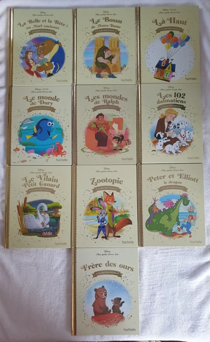 Mes petits livres d'or Disney 41 au 50