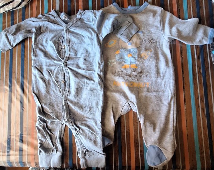 Lot 2 pyjamas coton - 3 mois